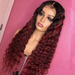 Chinalacewig Virgin Brazilian Human Hair Pre-plucked 1b/99] Body Wave 360 Wig
